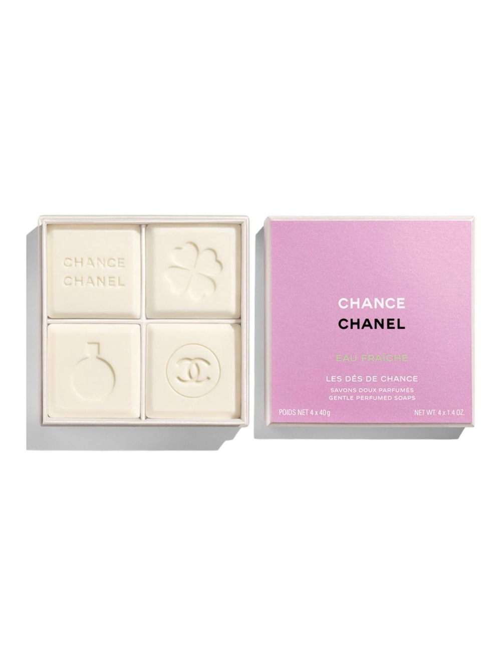 CHANEL - CHANCE Pink Gift Soap Set w/ Store Purchase Bag (Limited Edition)